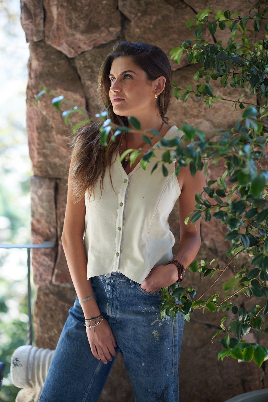 Chaleco Gamuza oveja