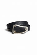 CINTURÓN XL CROCO NEGRO