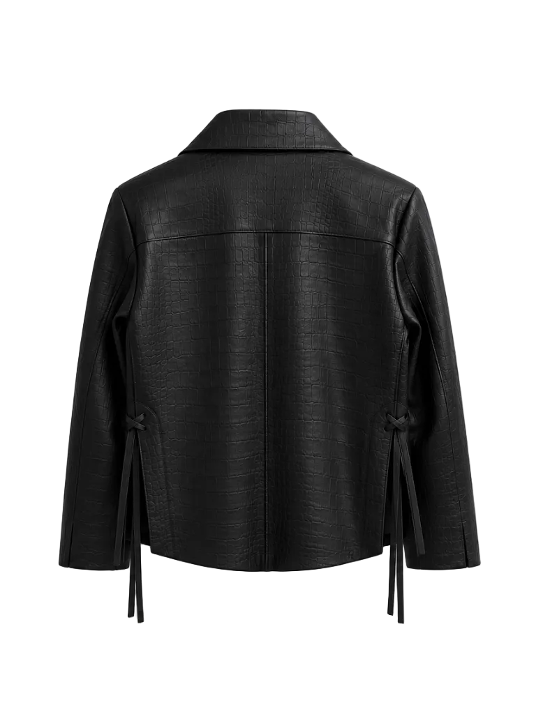 Chaqueta Montana Croco Negro