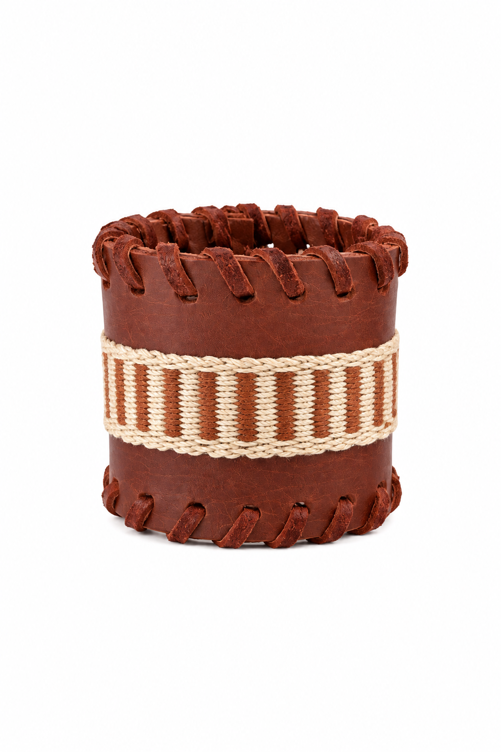 Pulsera Chaguar Cuero Café