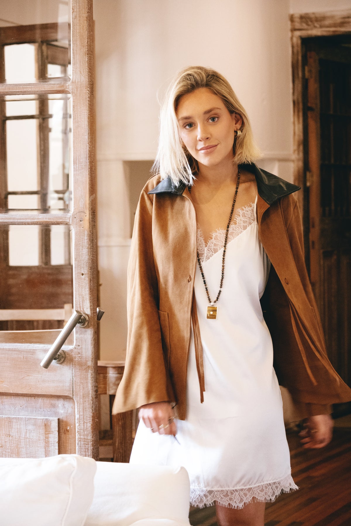 Chaqueta Montana Gamuza Camel