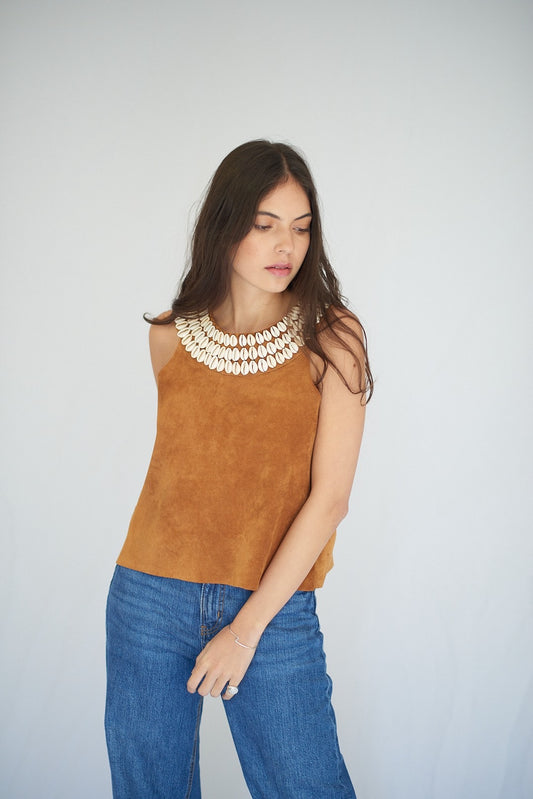 Top Gamuza Caracoles
