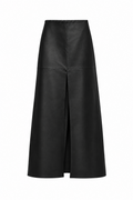 Falda Petra Moro, hecha a mano en cuero — Bendito Leather