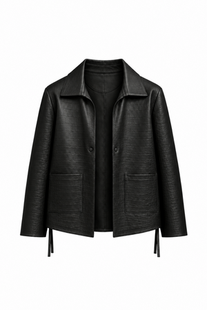 Chaqueta Montana Croco Negro