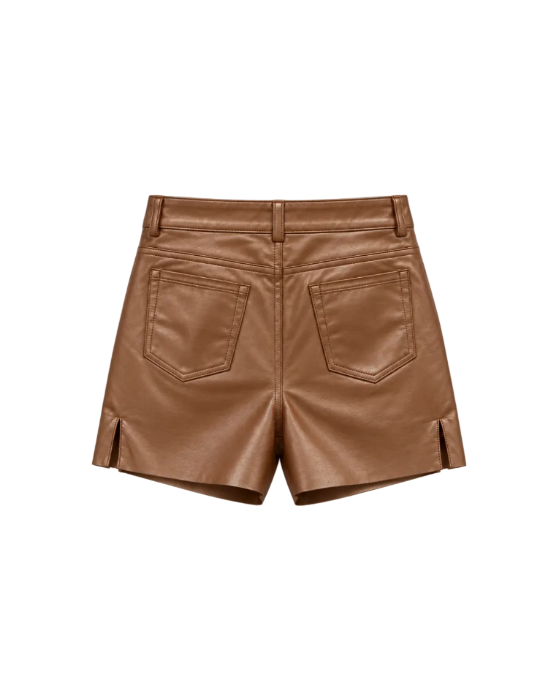 Short Camelia Cuero Cognac