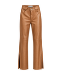Pantalón Heritage Camel, hecho a mano en cuero — Bendito Leather