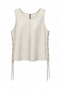 Top Isidro Croco Crudo, hecho a mano en cuero croco — Bendito Leather