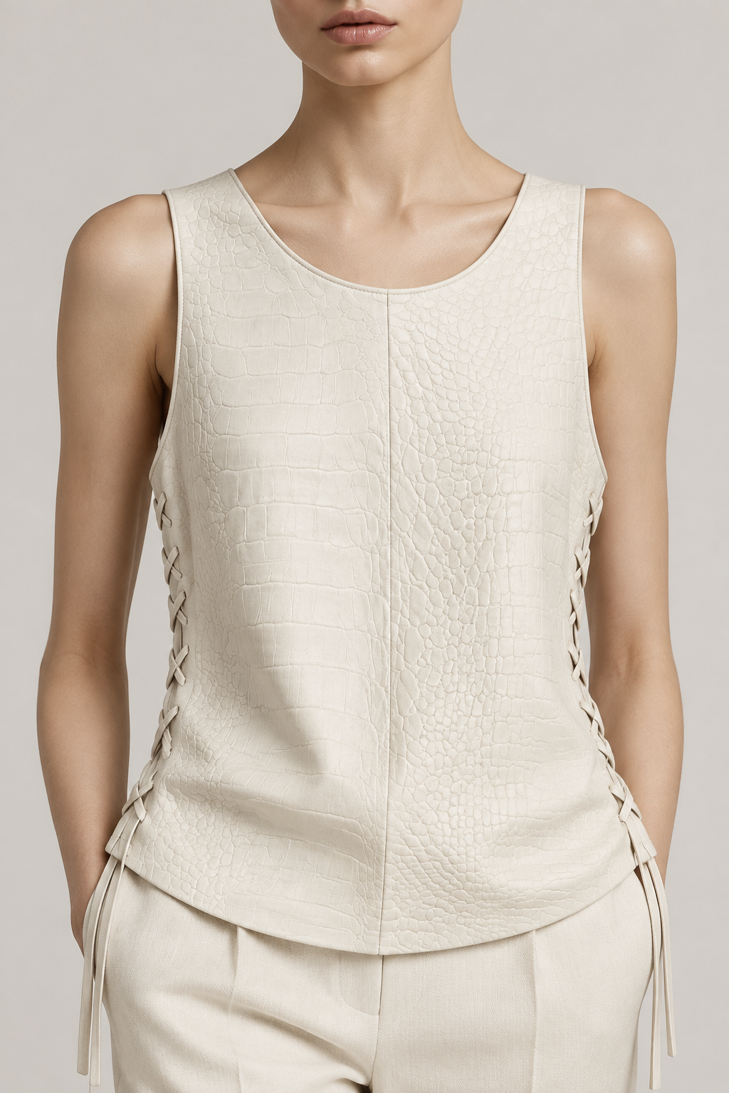 Top Isidro Croco Crudo