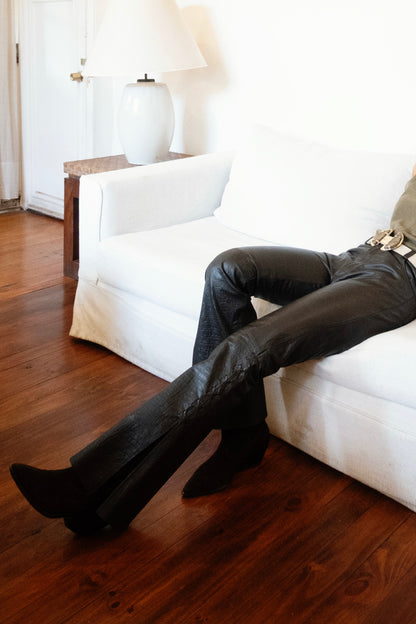 Pantalones de Cuero