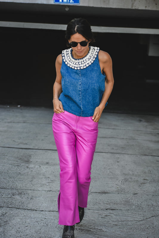 Pantalón de cuero