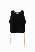 Top Gamuza // Negro · Tiento Camel