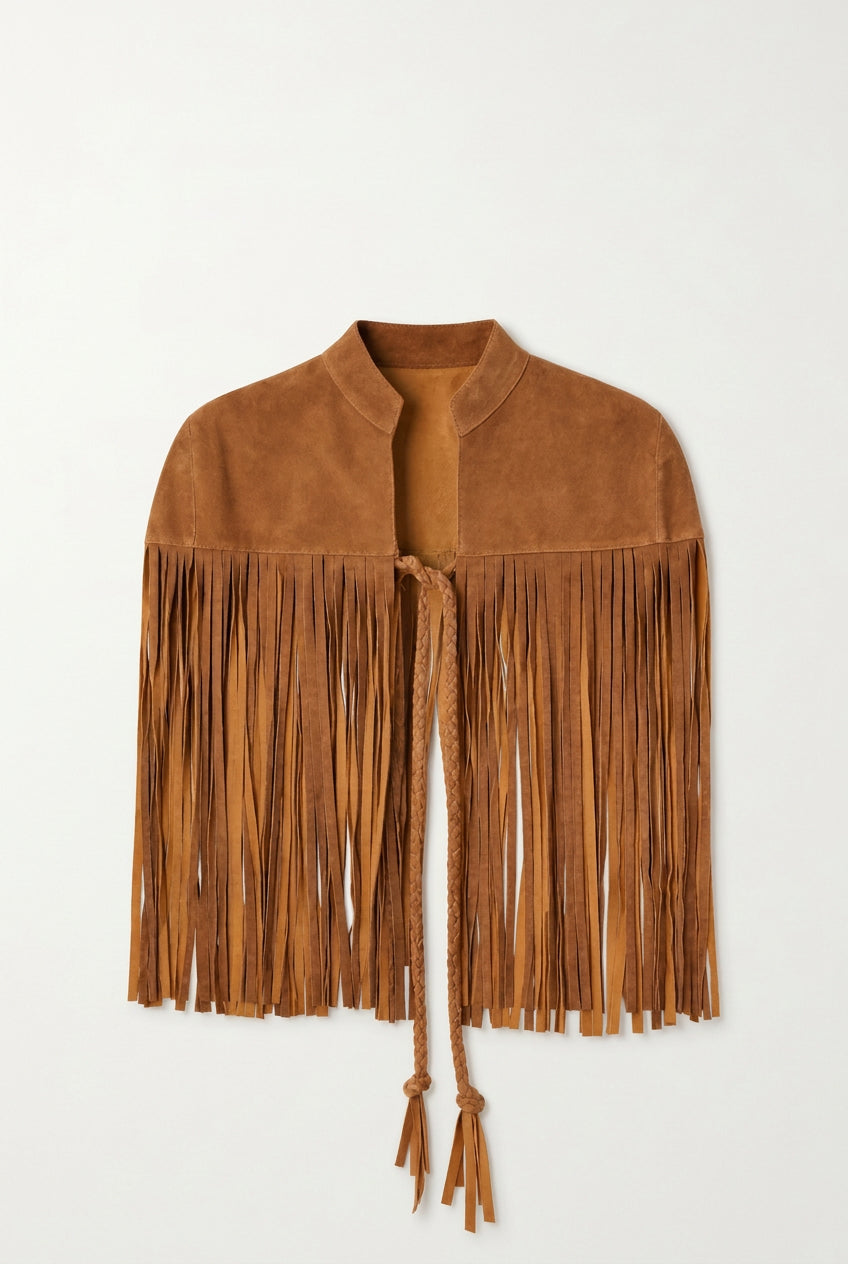 Capa Flecos Gamuza Camel