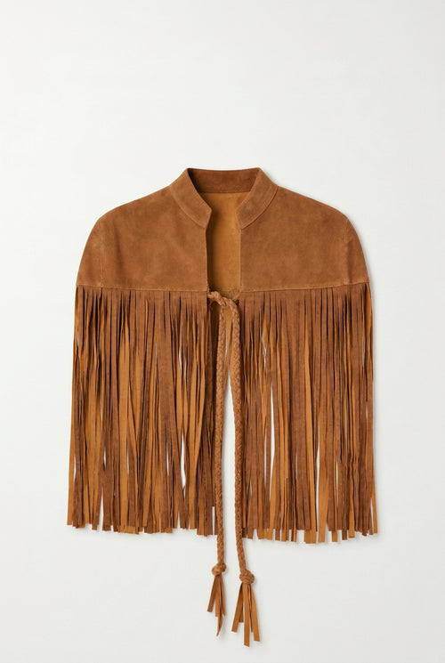 Capa Flecos Gamuza Camel