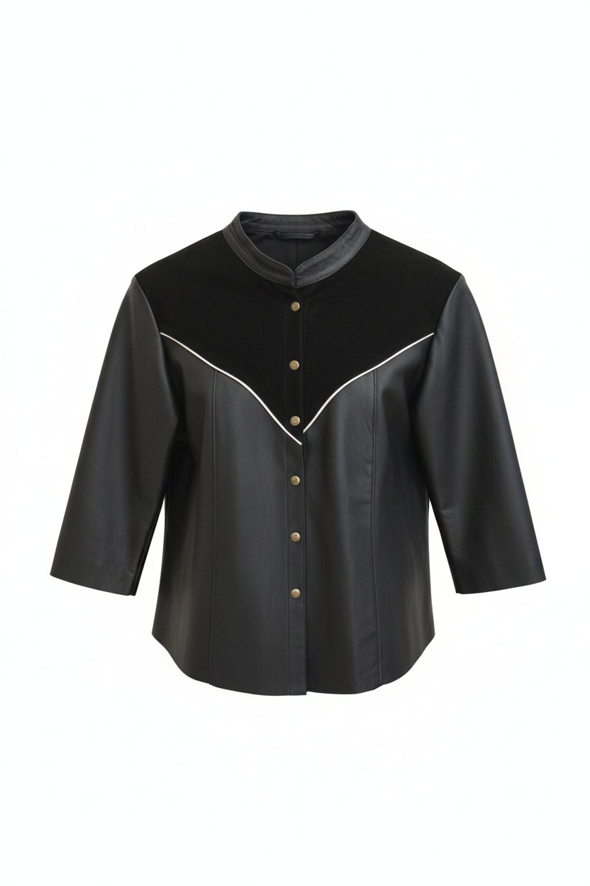 Camisa Tejana Negro