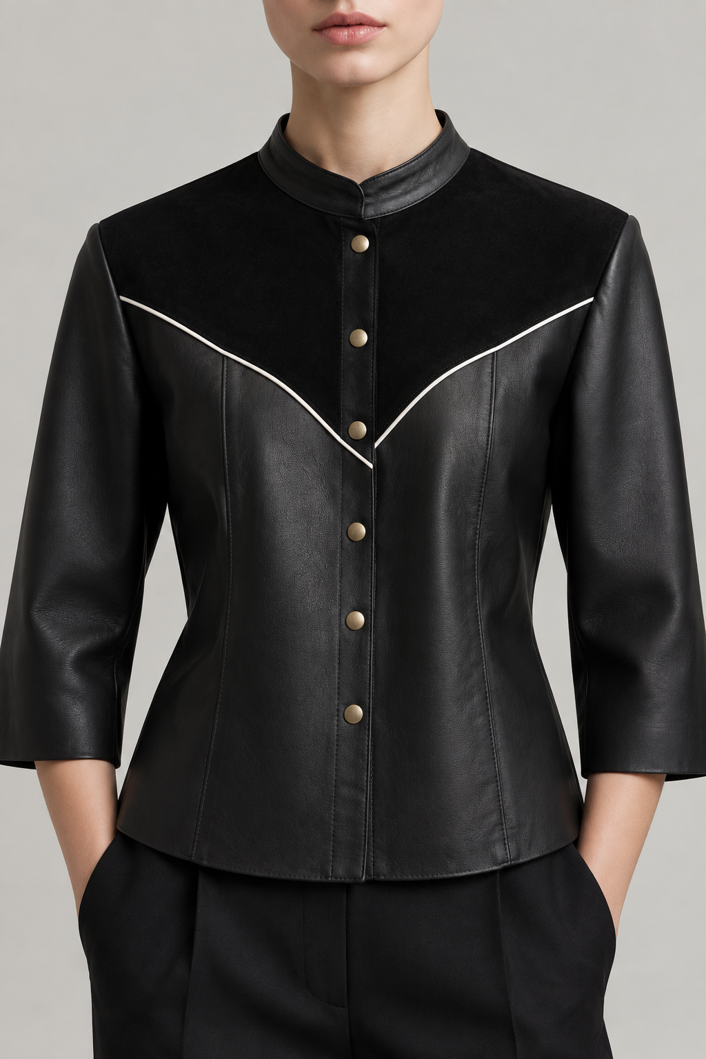 Camisa Tejana Negro