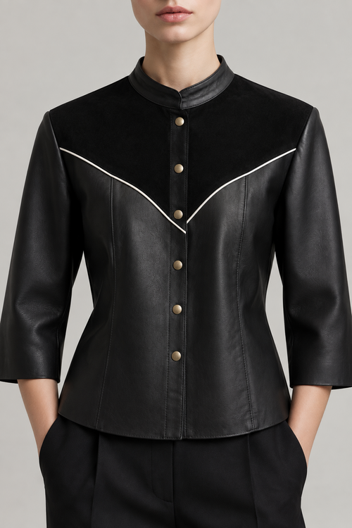Camisa Tejana Negro