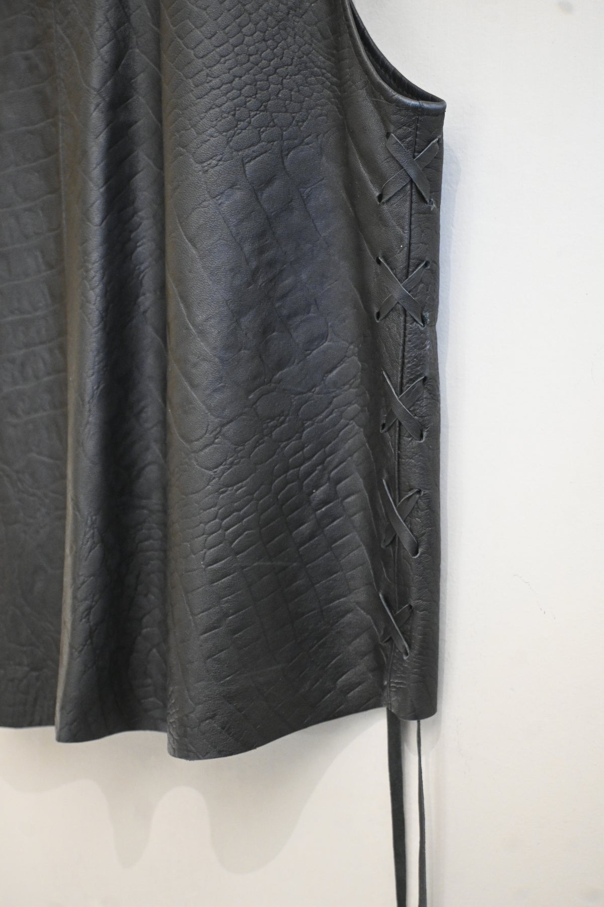 Top Isidro Croco Negro