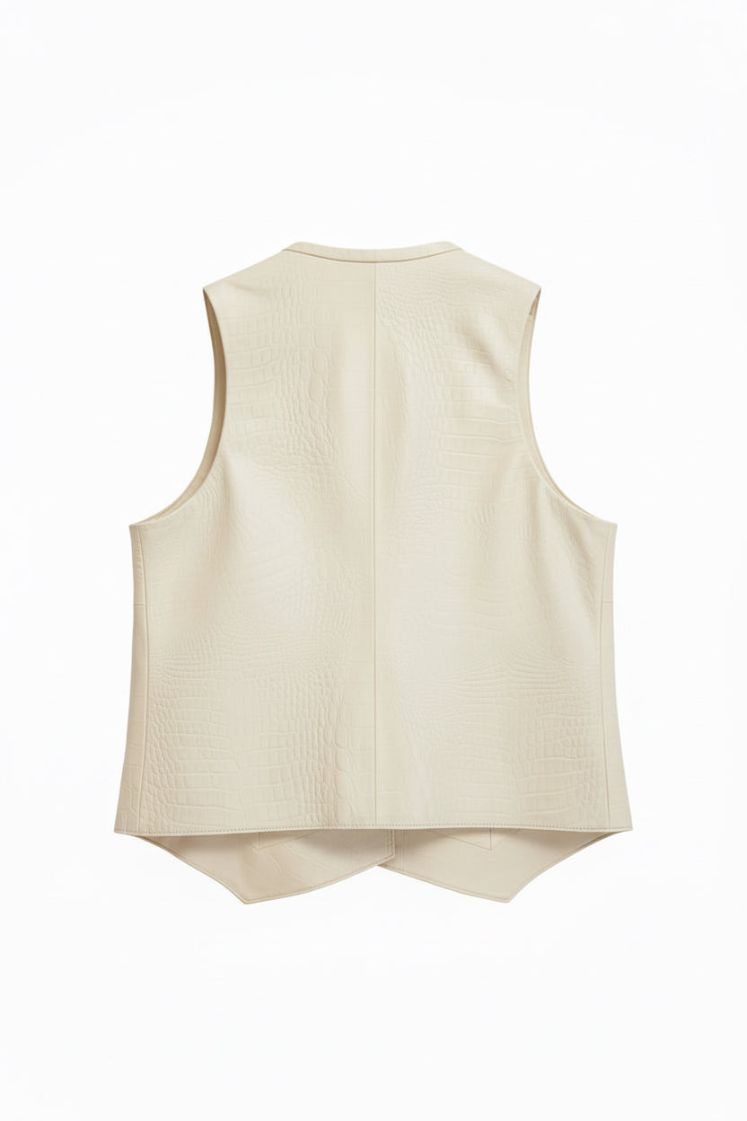 Chaleco Croco Crudo