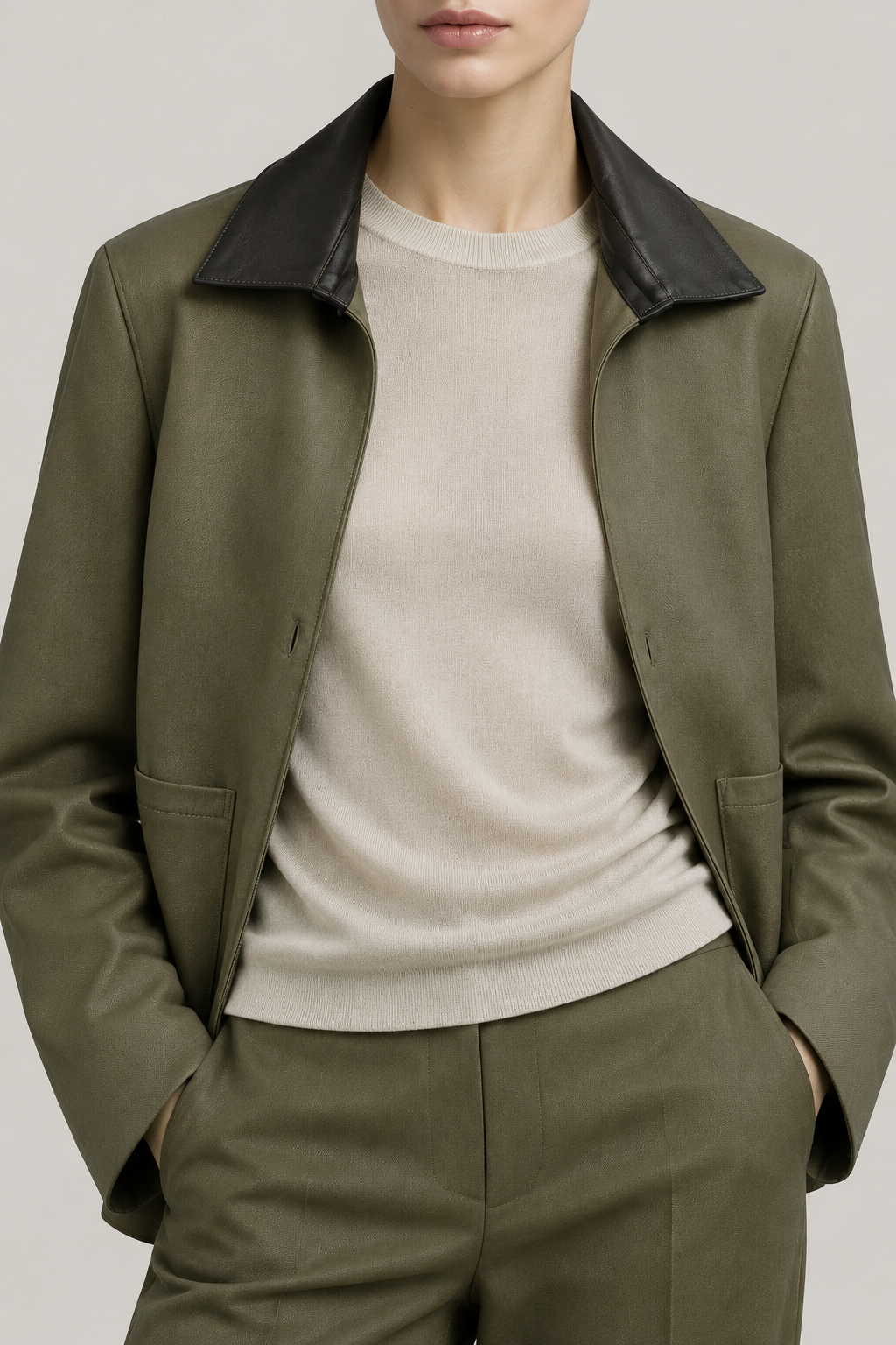 Chaqueta Montana Gamuza Ciprés