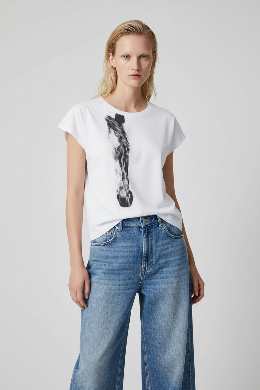 Polera Caballo Edición Constanza Santa María