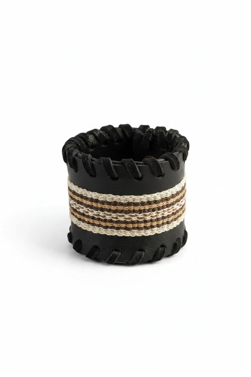 Pulsera Chaguar Cuero Negro