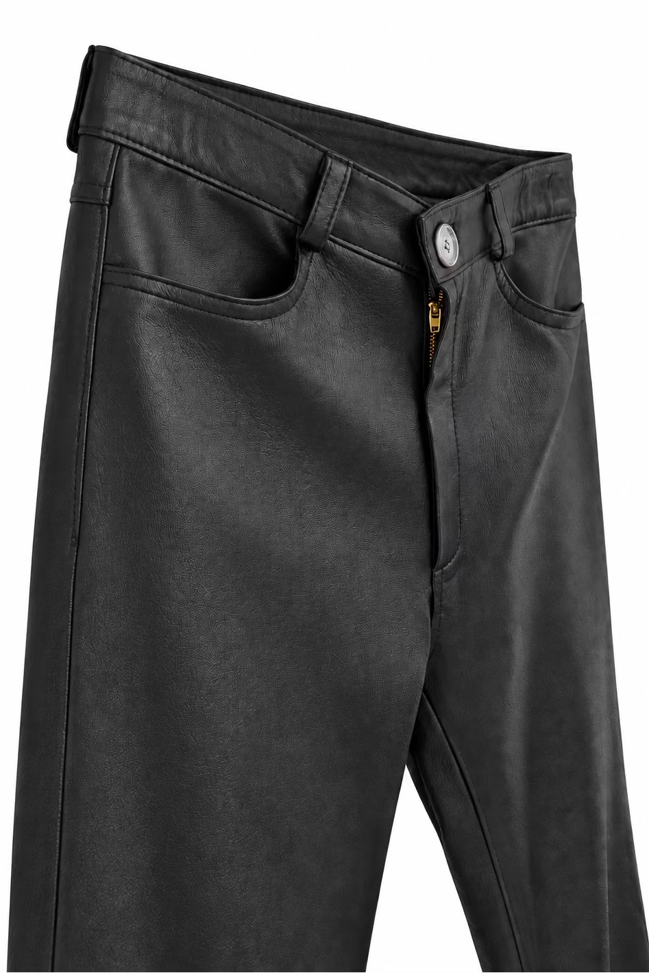Pantalón Heritage Negro — Bendito Leather, vista 4