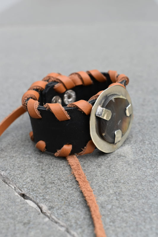 Pulsera Negro / Camel
