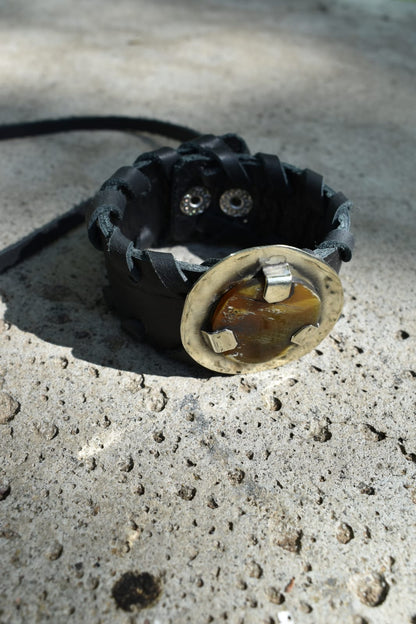 Pulsera Negro Croco